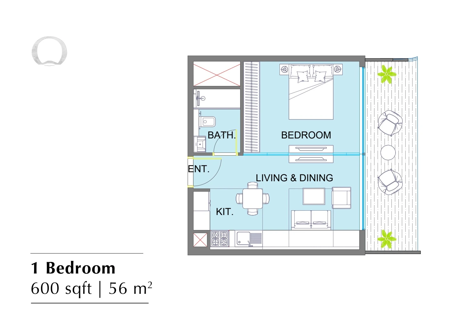 Floor plan for Standard