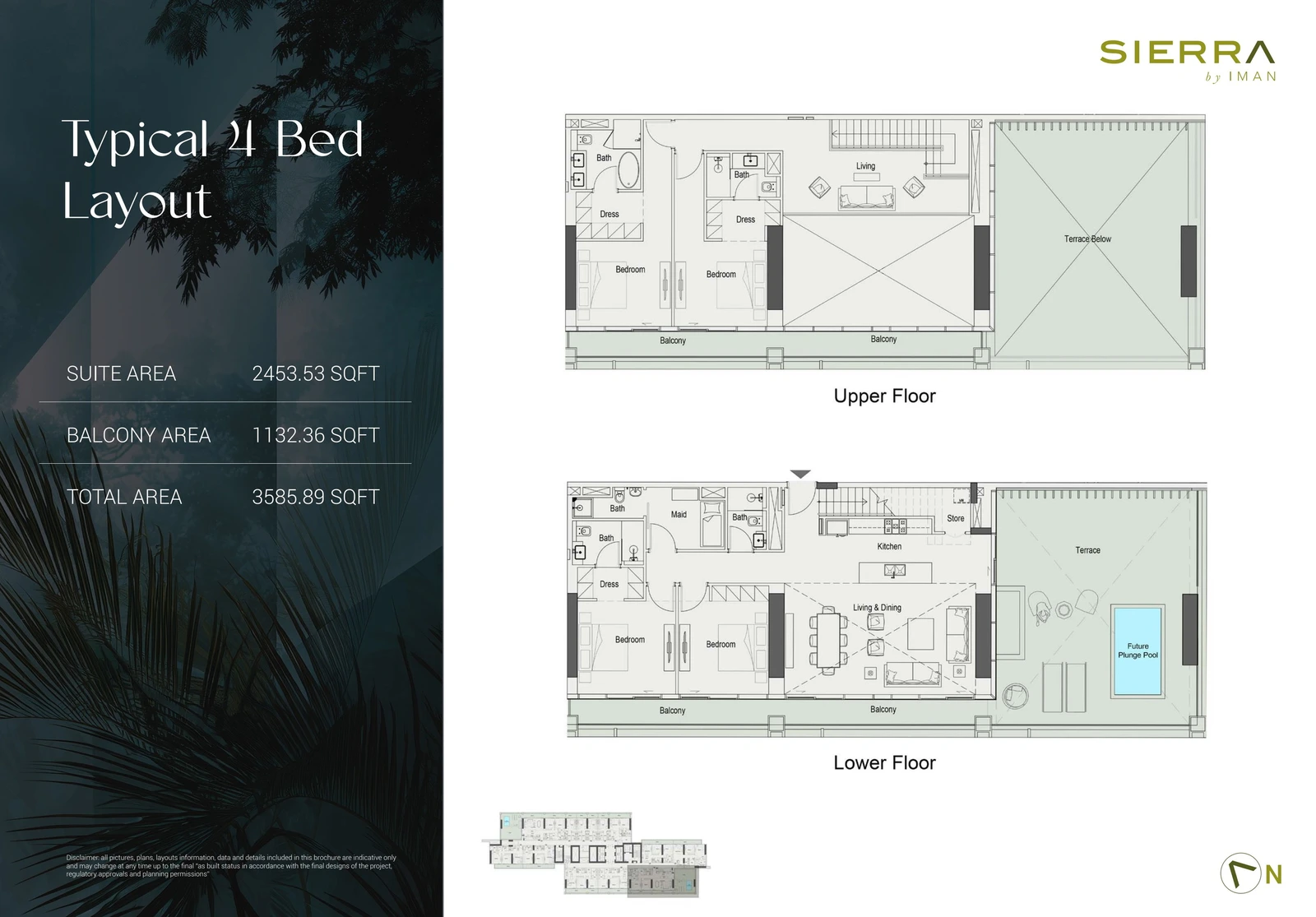 Floor plan for With Pool