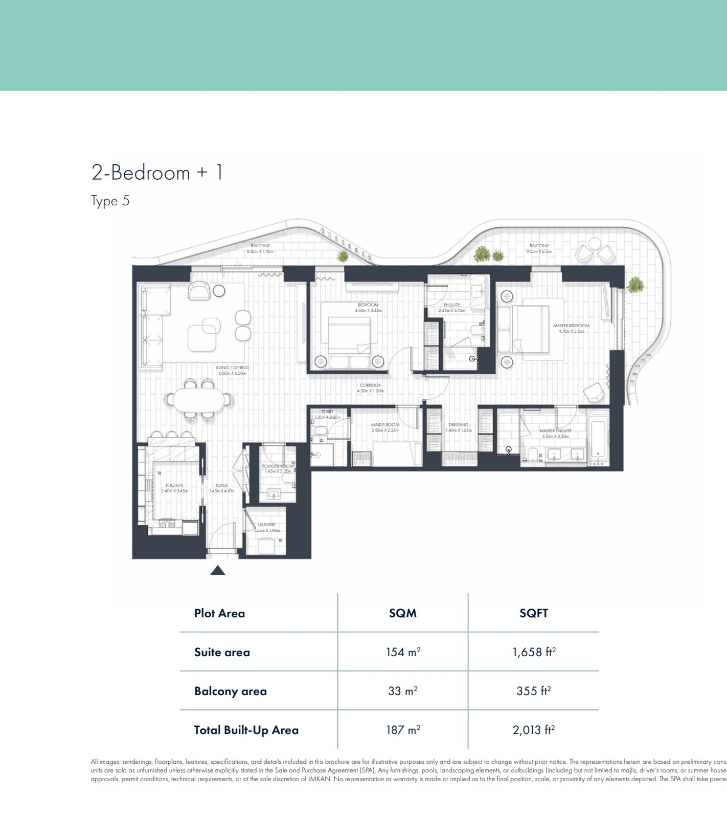 Floor plan for Type 5 (+1)