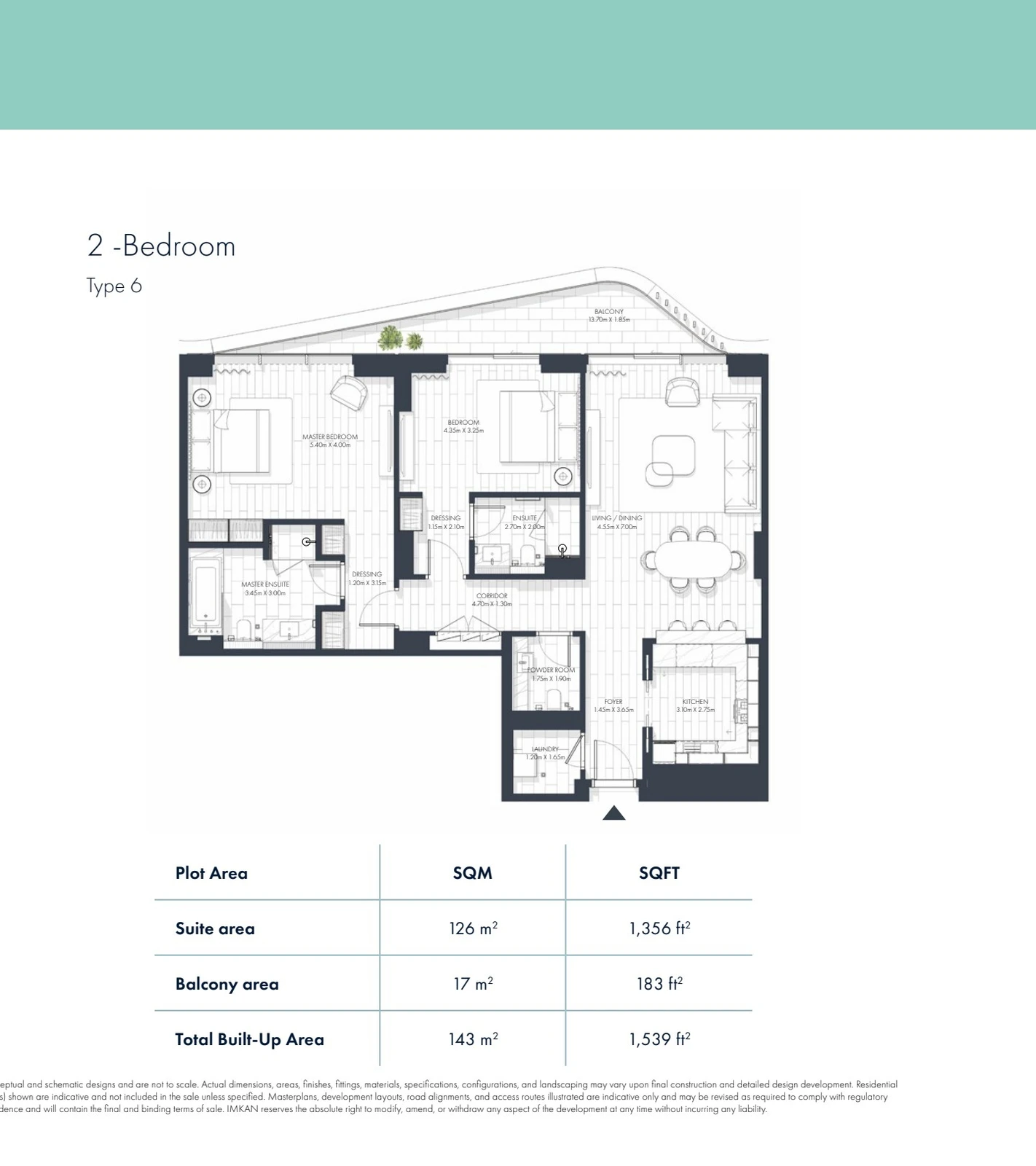 Floor plan for Type 6