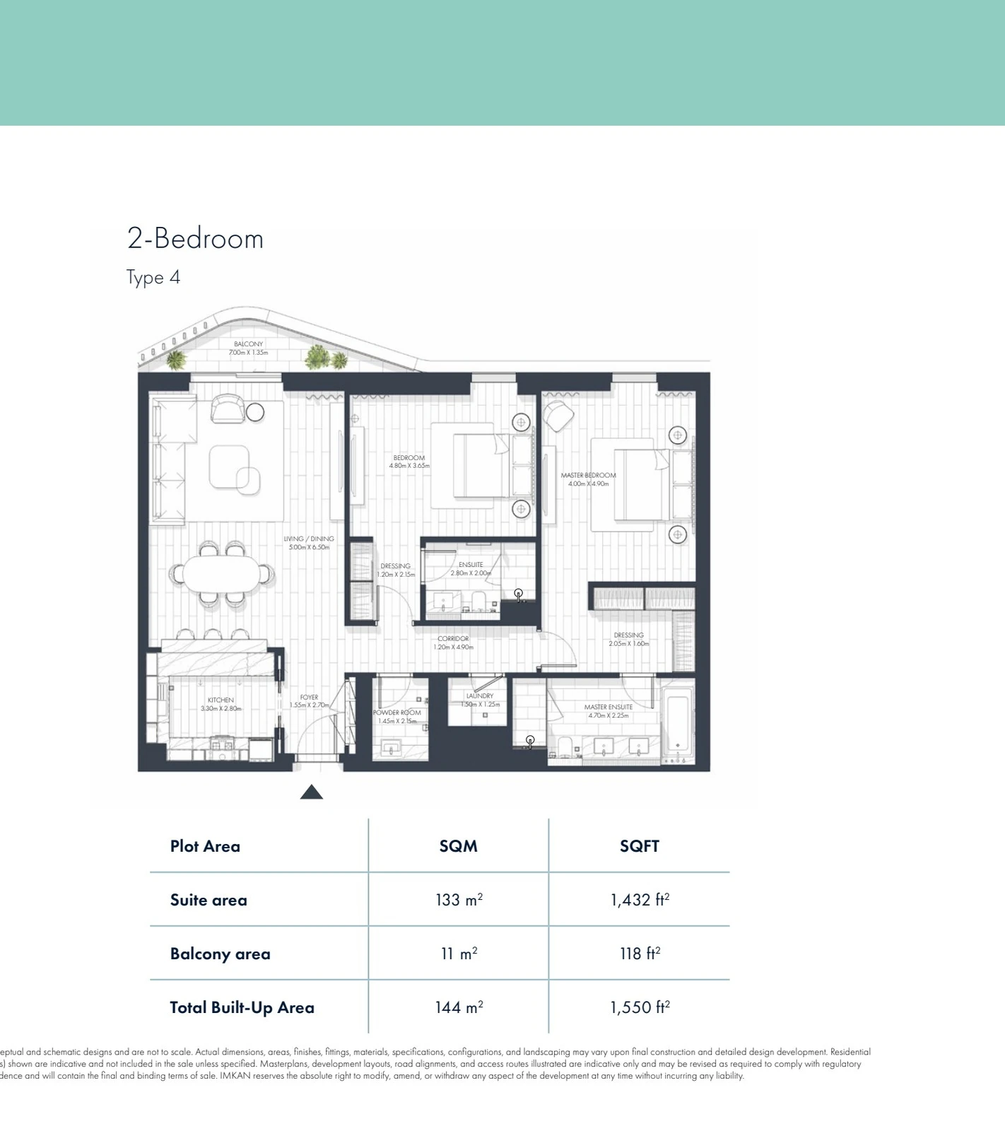 Floor plan for Type 4