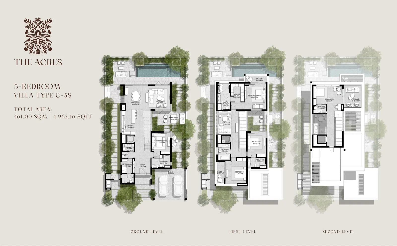 Floor plan for Type C-5S