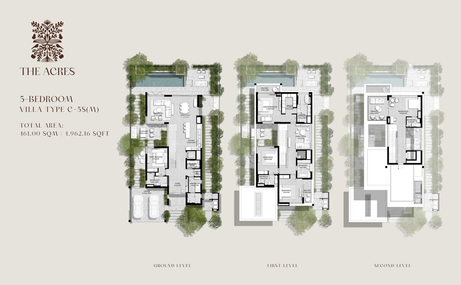 Floor plan for Type C-5S(M)