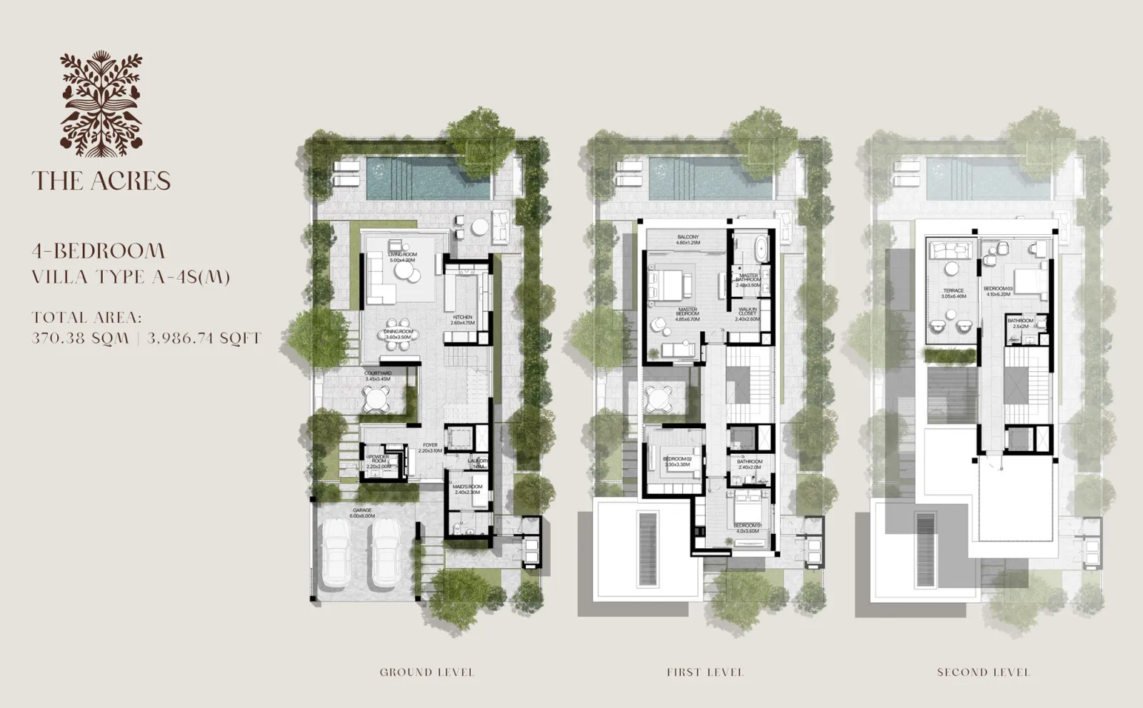 Floor plan for Type A-4S(M)