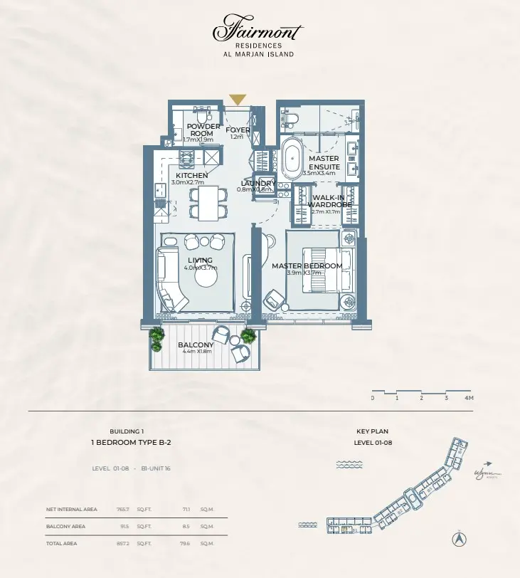 Floor plan for Type B2