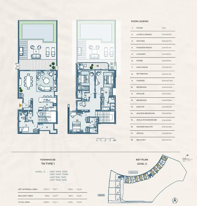 Floor plan for Type 1