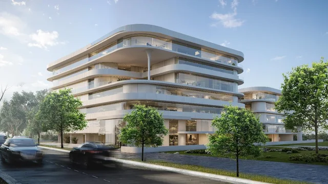 Street-level exterior view of Zenith D1 in Dubai South