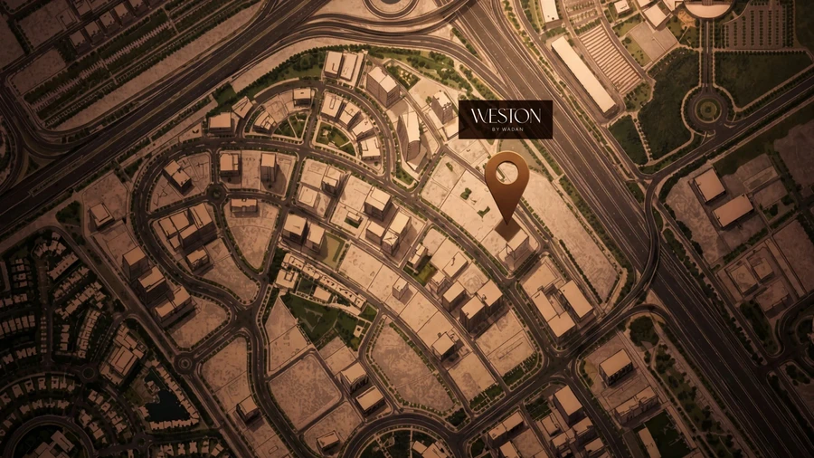Weston by Wadan location map in Dubai Land Residence Complex