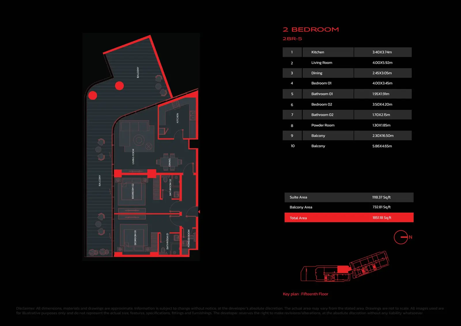 Floor plan for Type 5