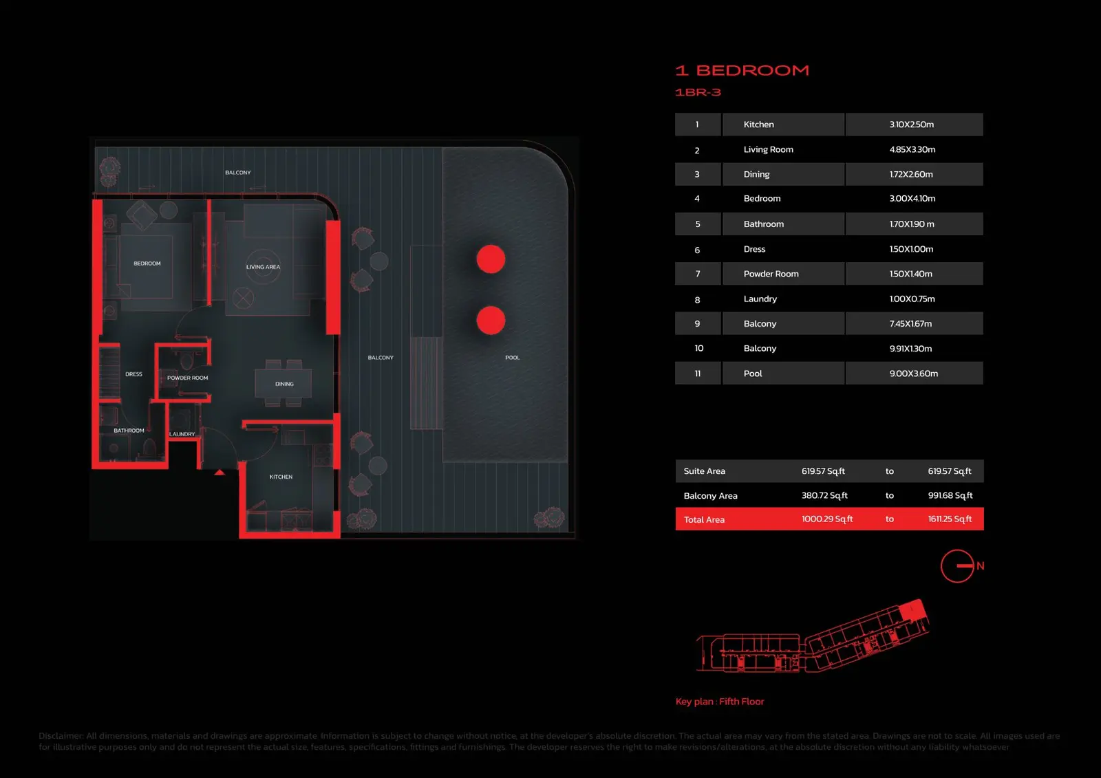 Floor plan for Type 3
