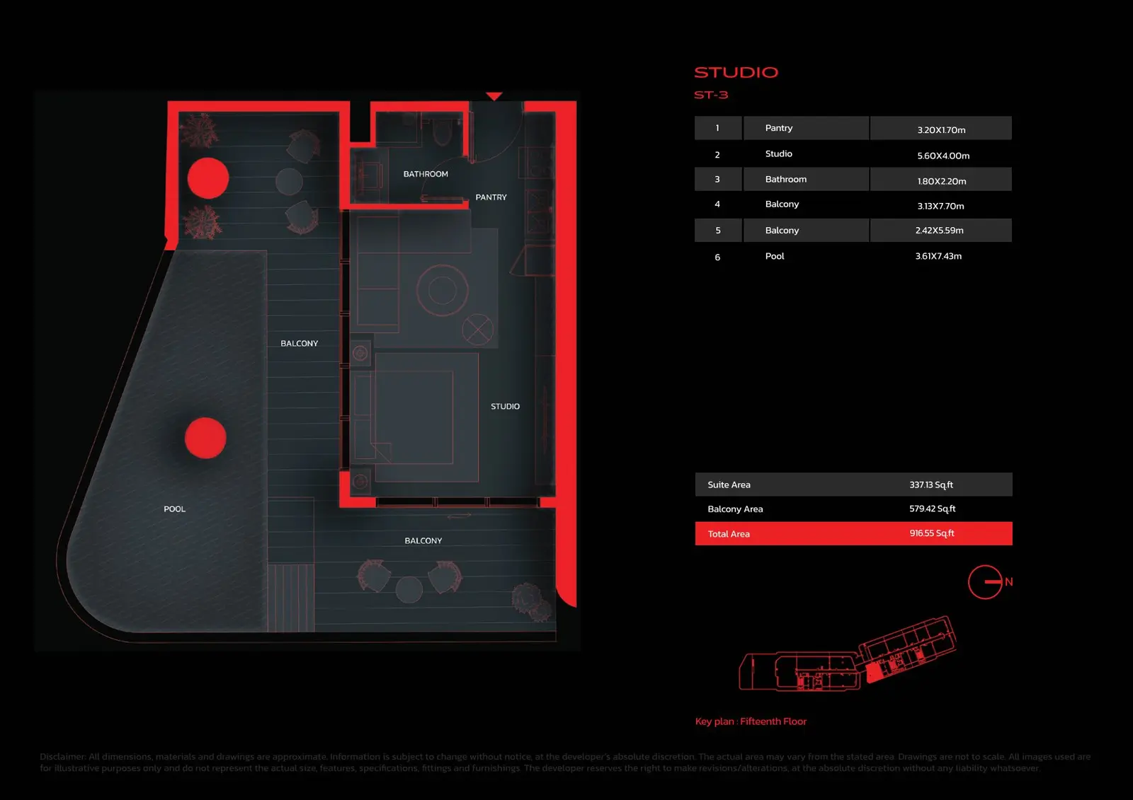 Floor plan for Type 3
