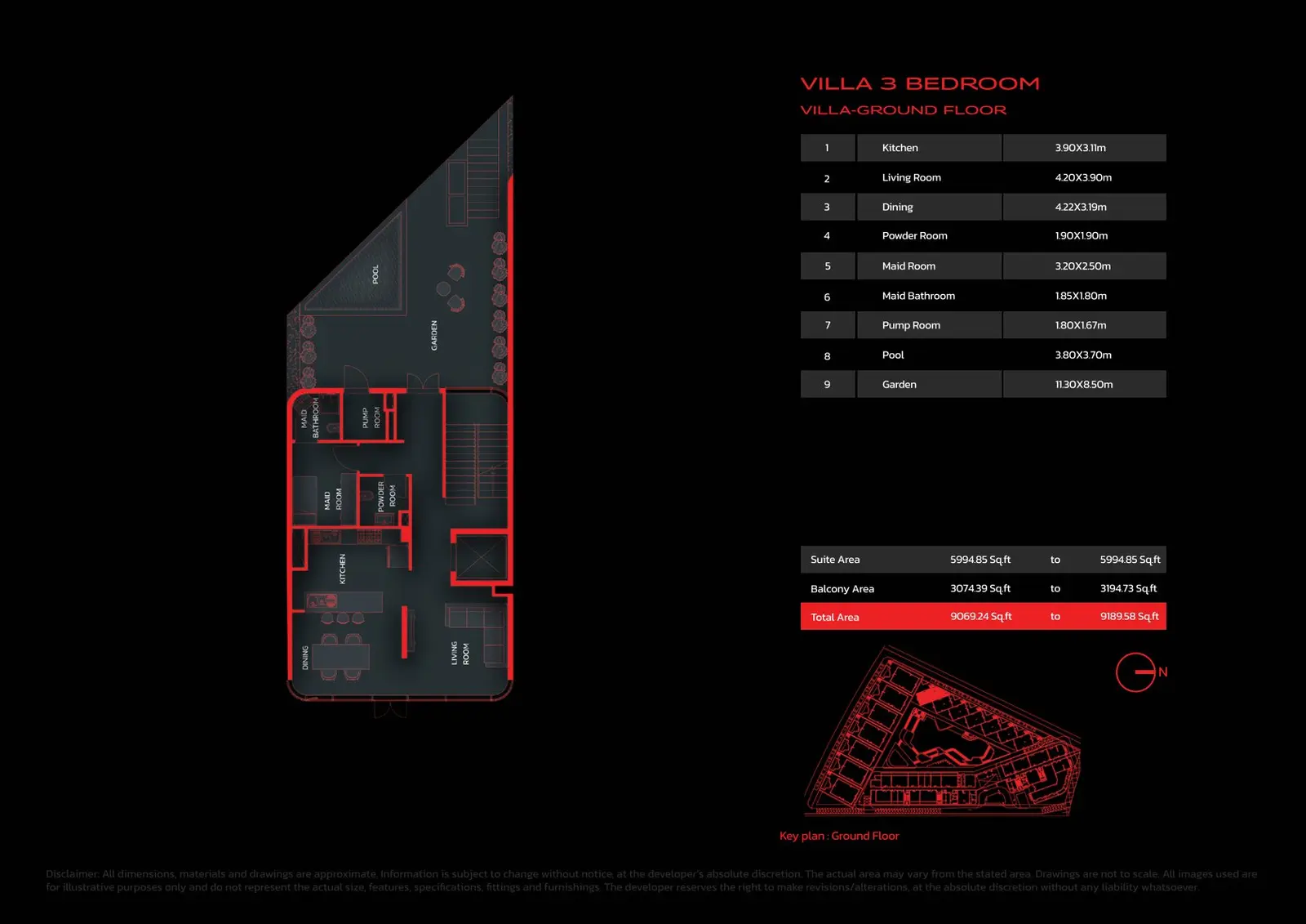 Floor plan for Type 1