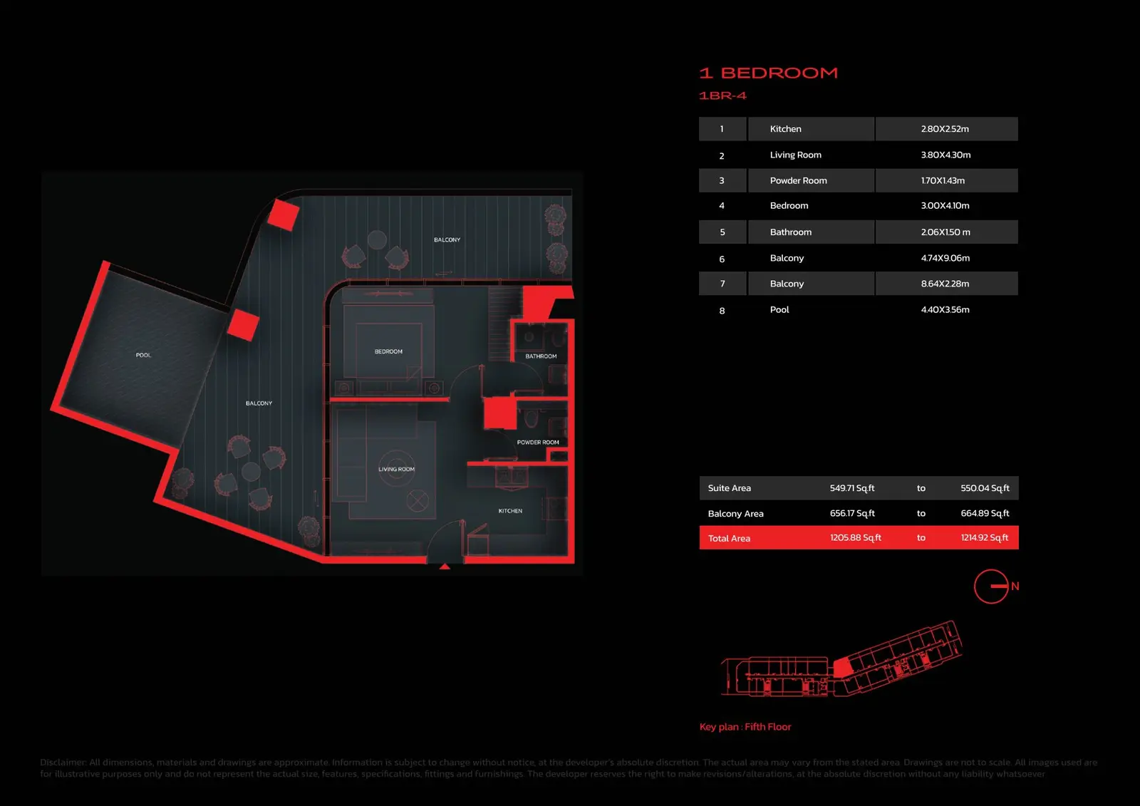 Floor plan for Type 4