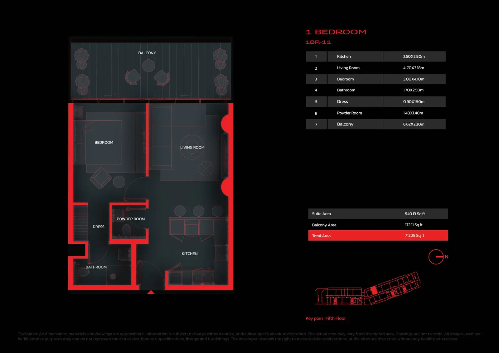 Floor plan for Type 11