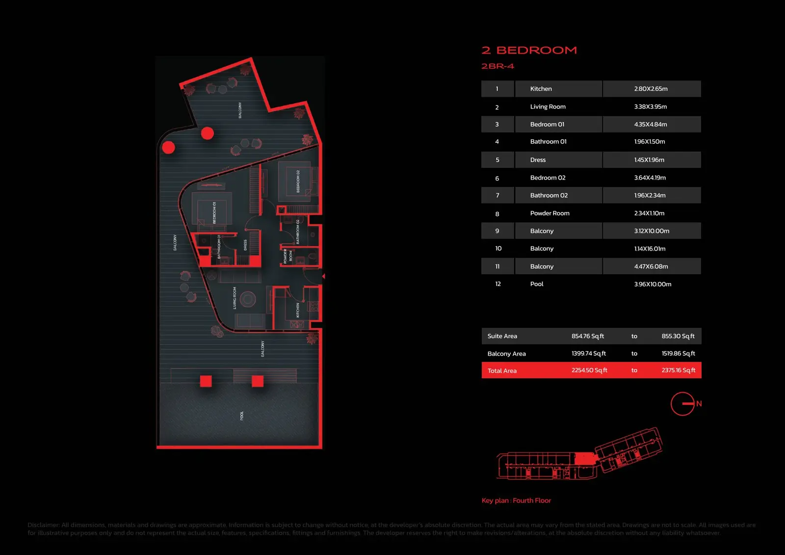 Floor plan for Type 4