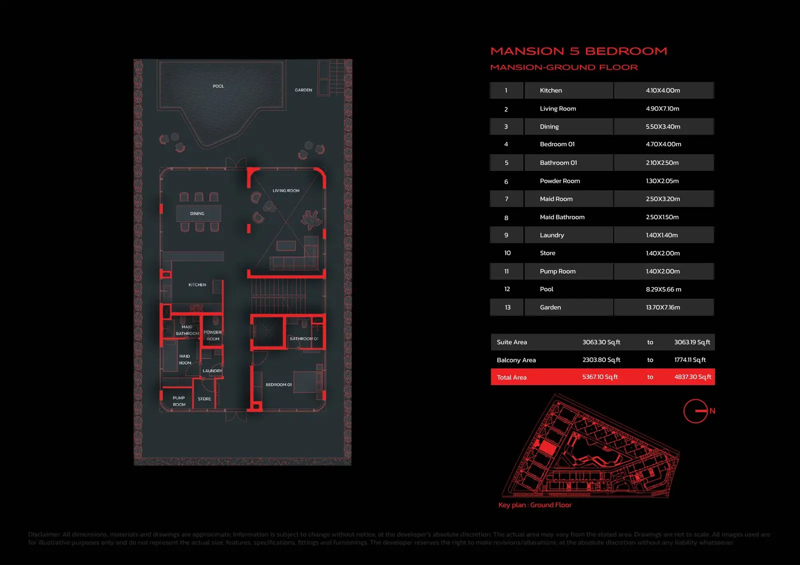 Floor plan for Type 1