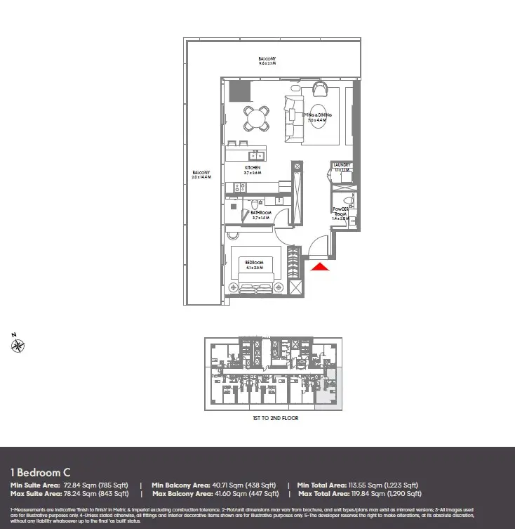 Floor plan for Type C