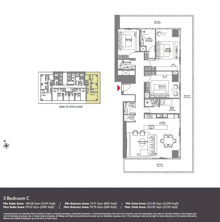 Floor plan for Type C