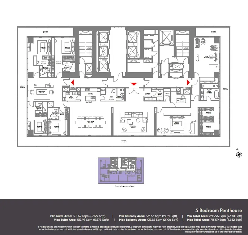 Floor plan for PH1