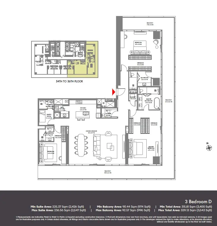 Floor plan for Type D