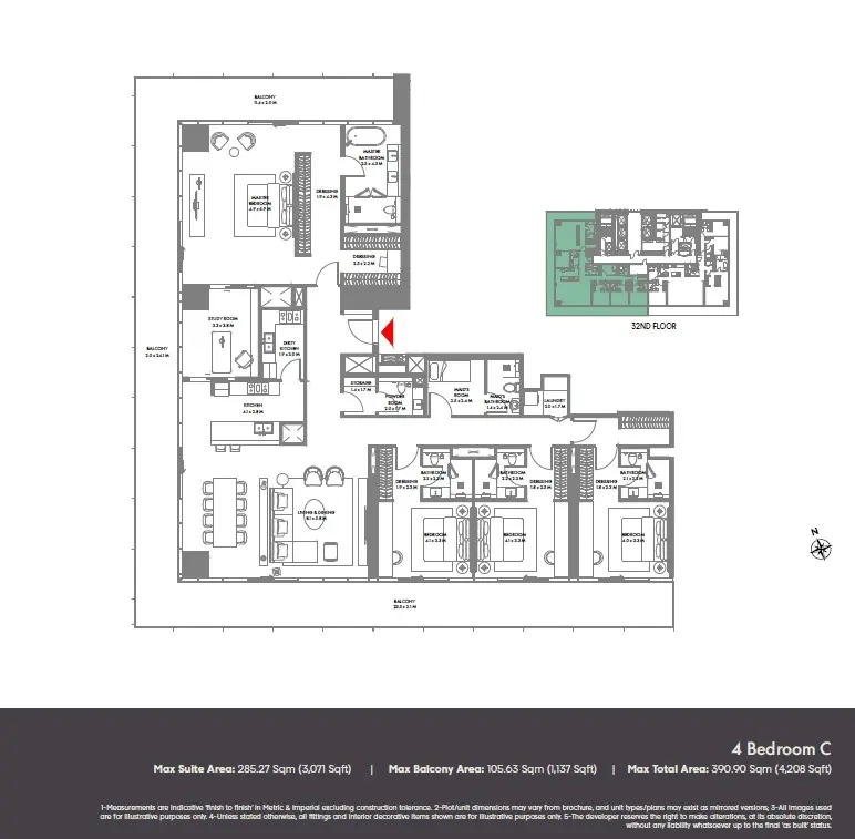 Floor plan for Type C