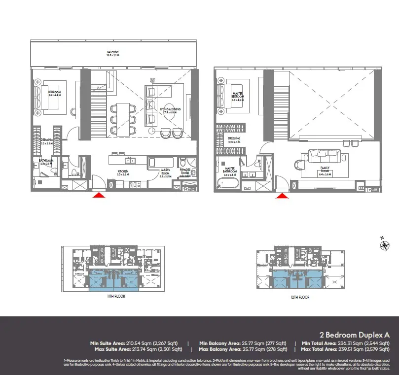 Floor plan for Type A