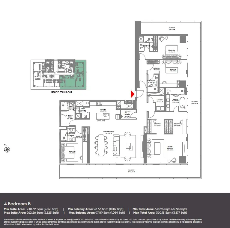 Floor plan for Type B