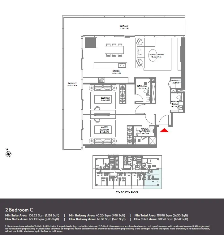 Floor plan for Type C