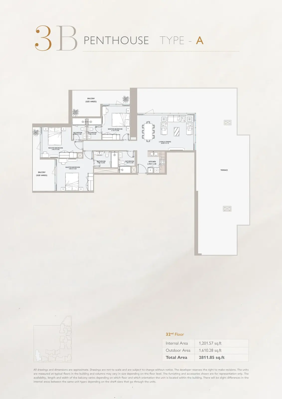 Floor plan for Type A