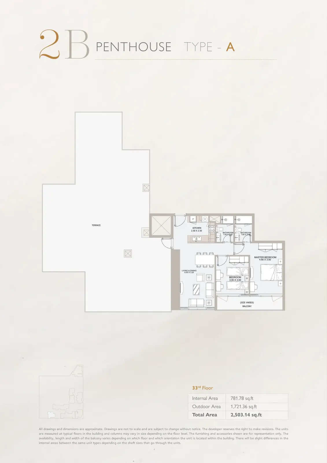 Floor plan for Type A