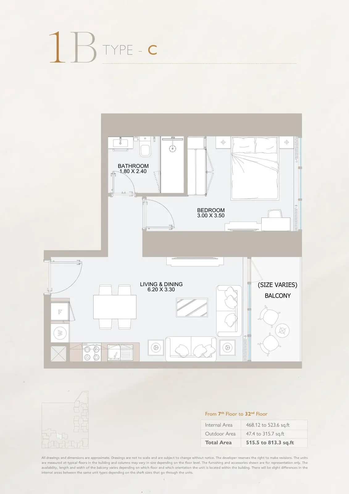 Floor plan for Type C