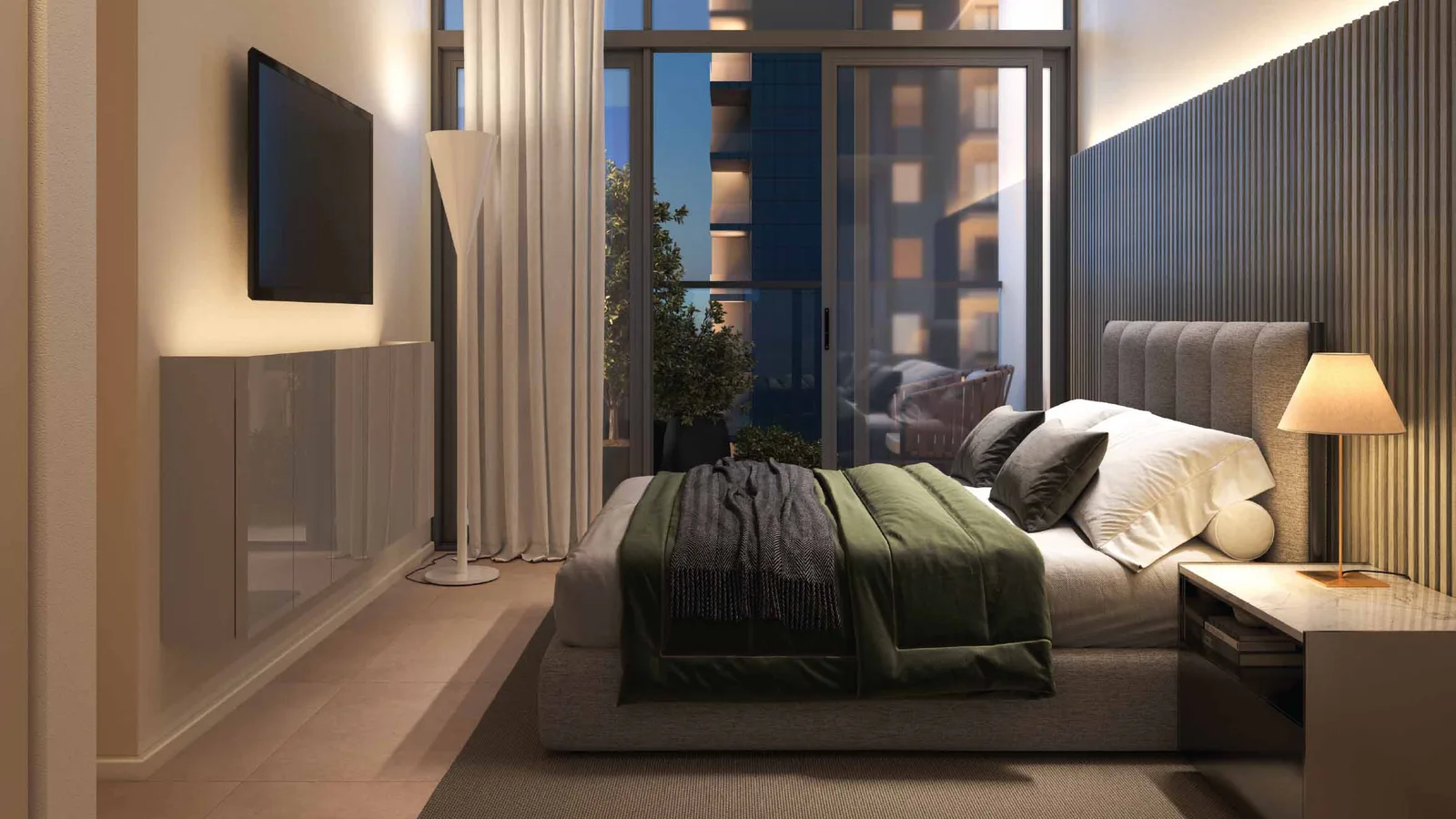Bedroom interior at Livel Residenza