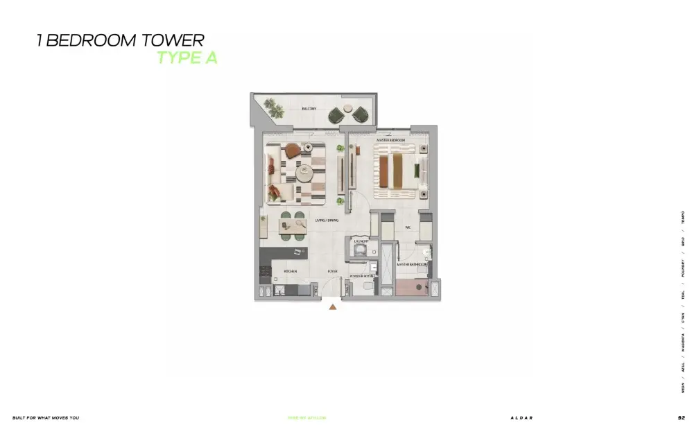Floor plan for Type A