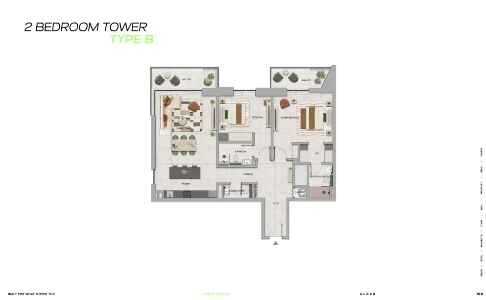 Floor plan for Type B