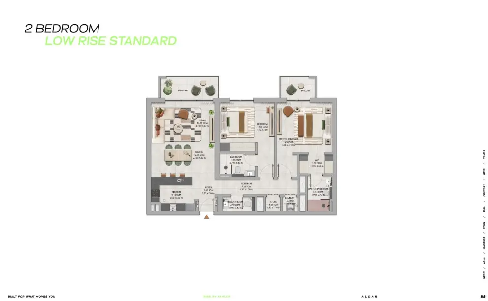 Floor plan for Type LRS