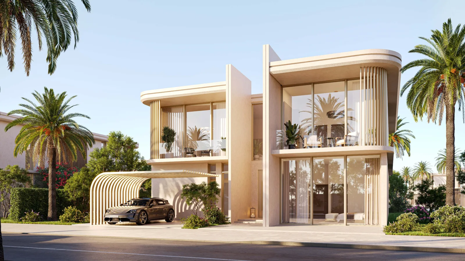 Manchester City Yas Residences five-bedroom villa exterior