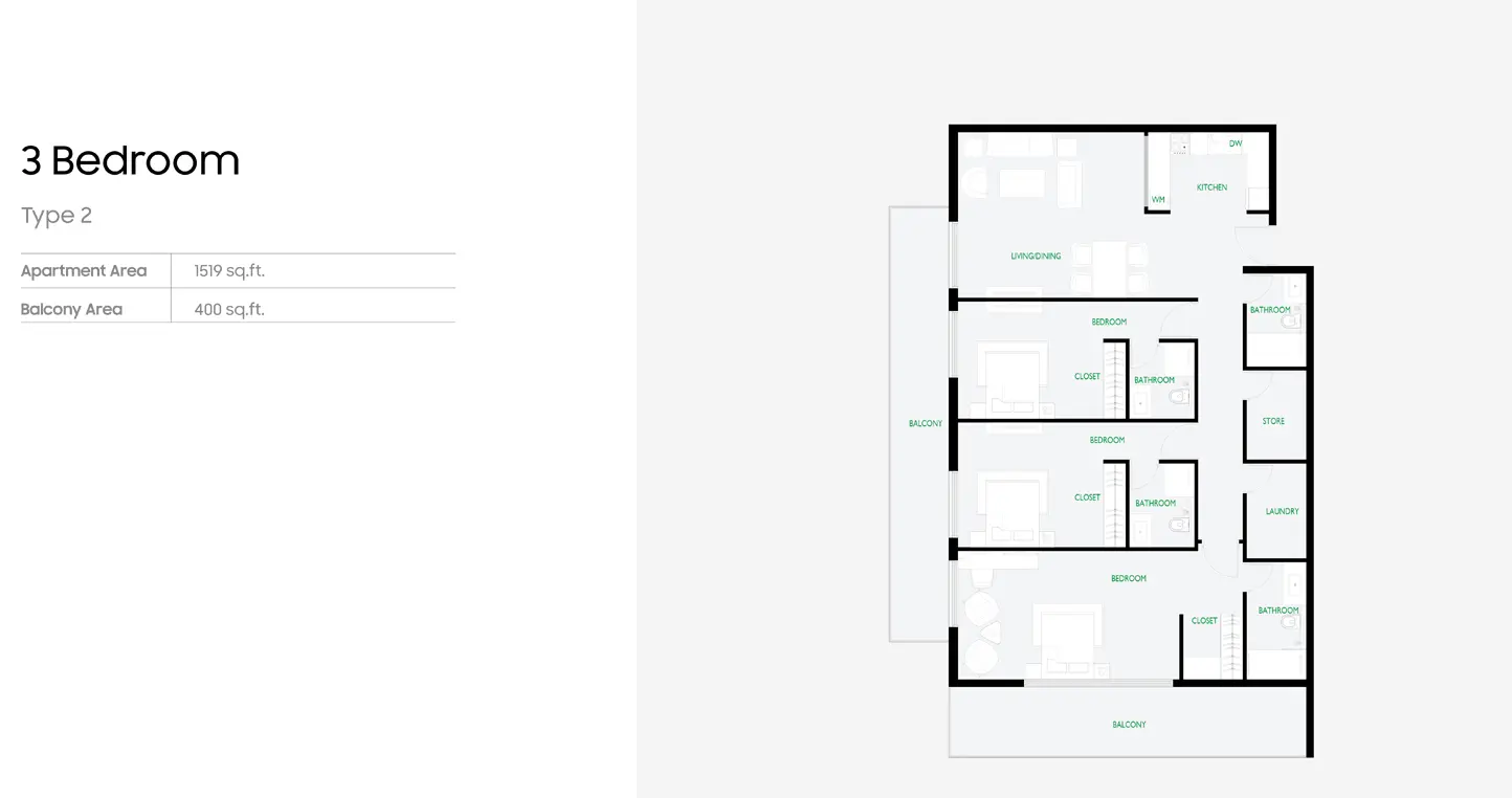 Floor plan for Type 2