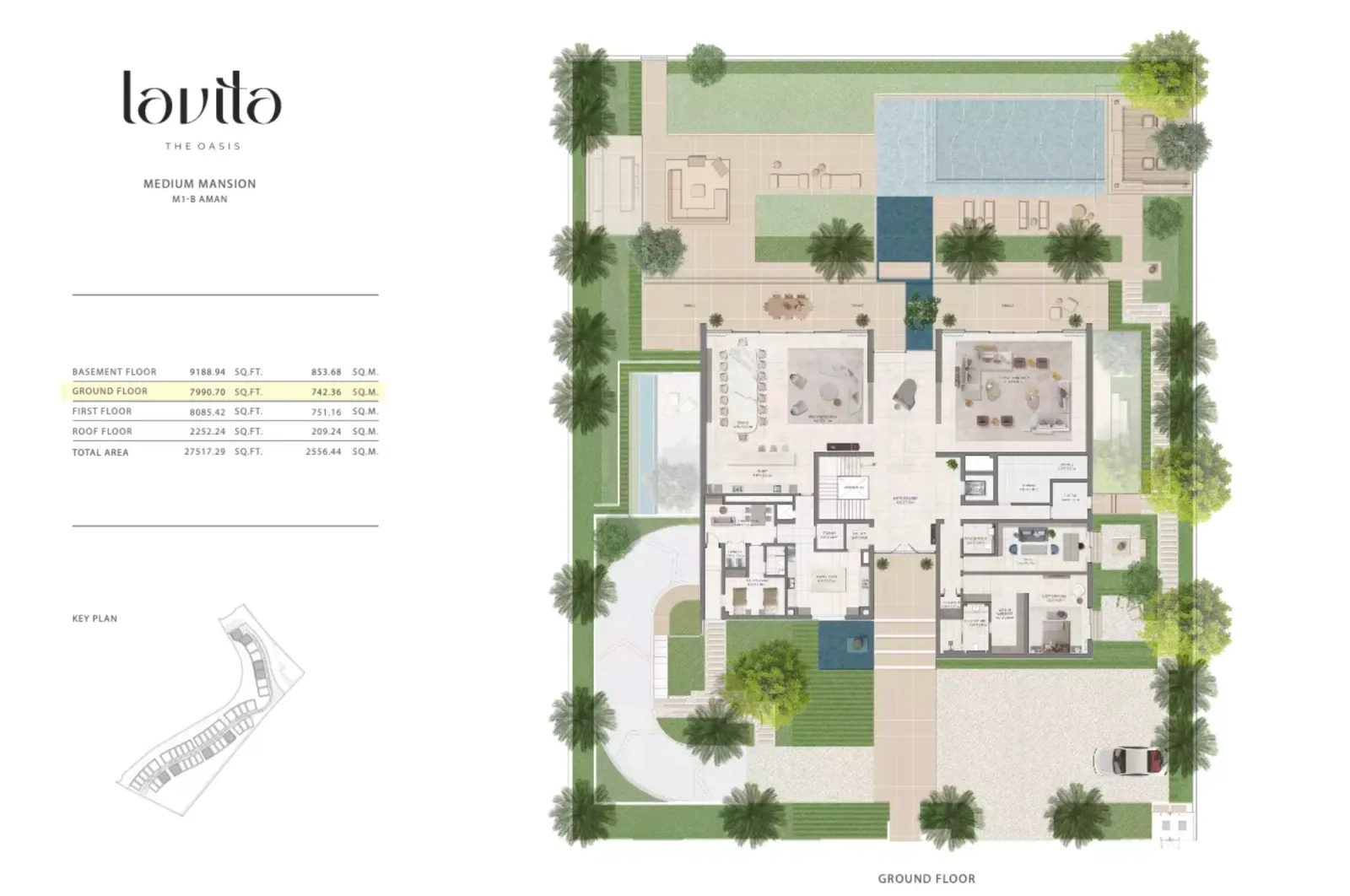 Floor plan for Type M1-B Aman