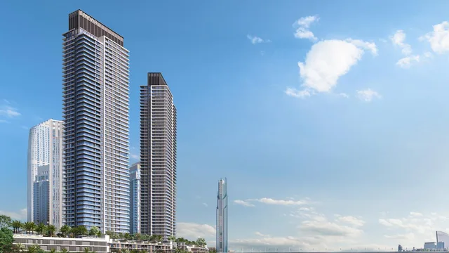 Creek Waters 2 residential tower on the Dubai Creek Harbour waterfront.