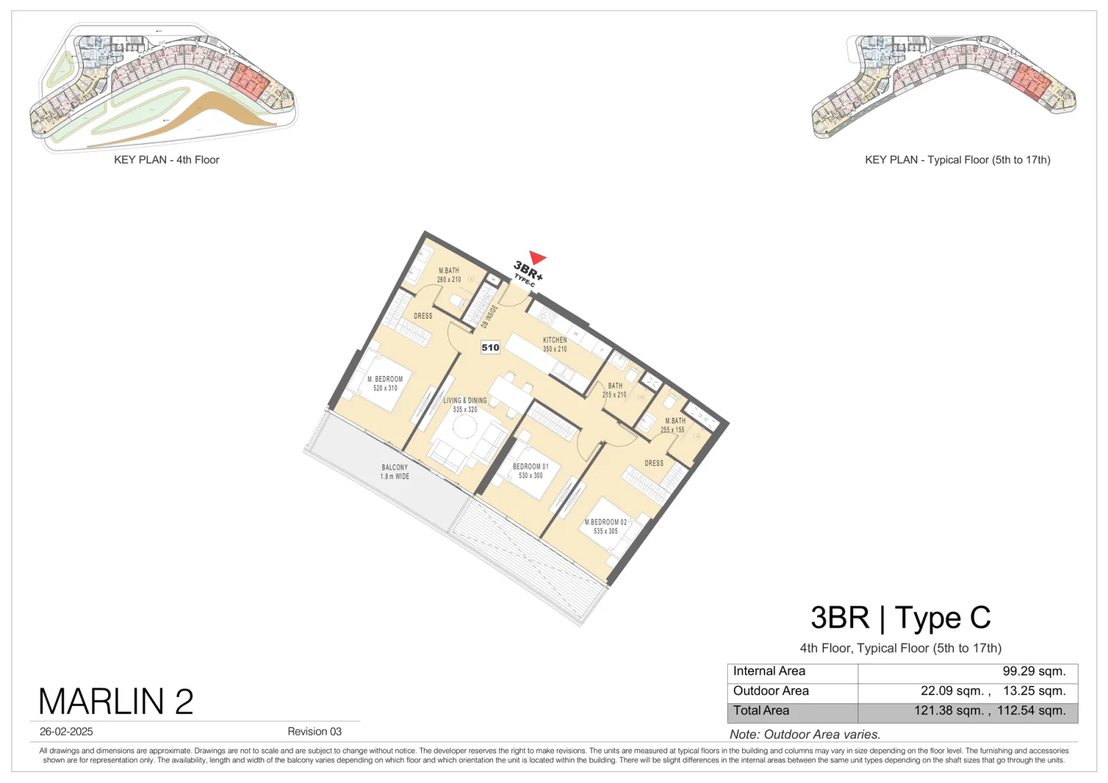 Floor plan for Type C
