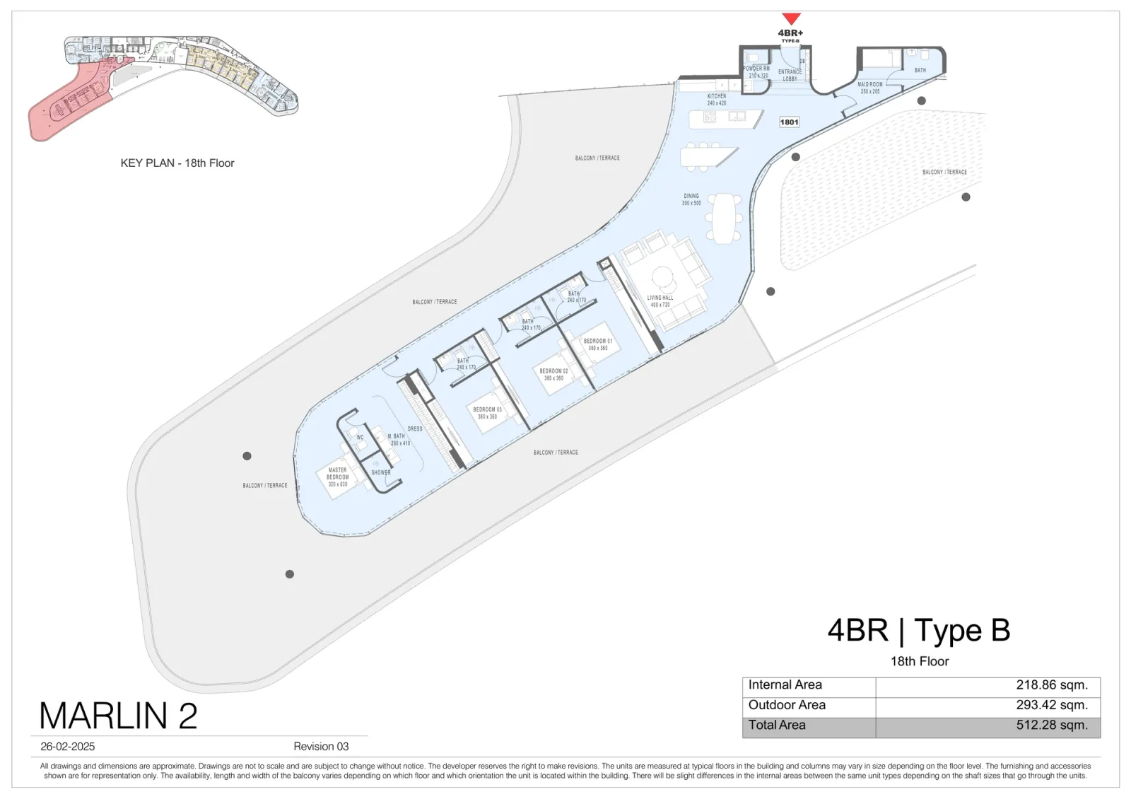 Floor plan for Type B