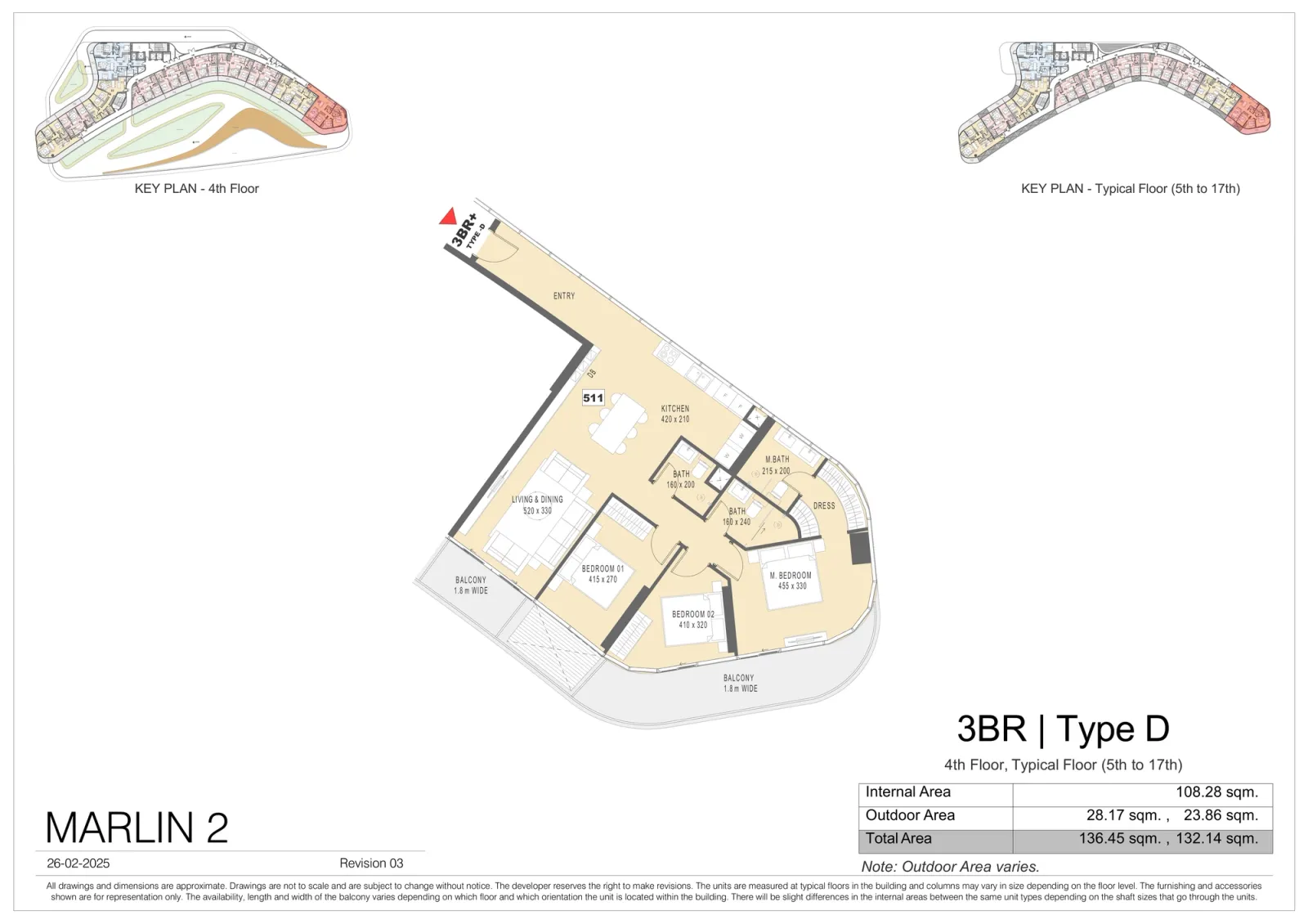 Floor plan for Type D
