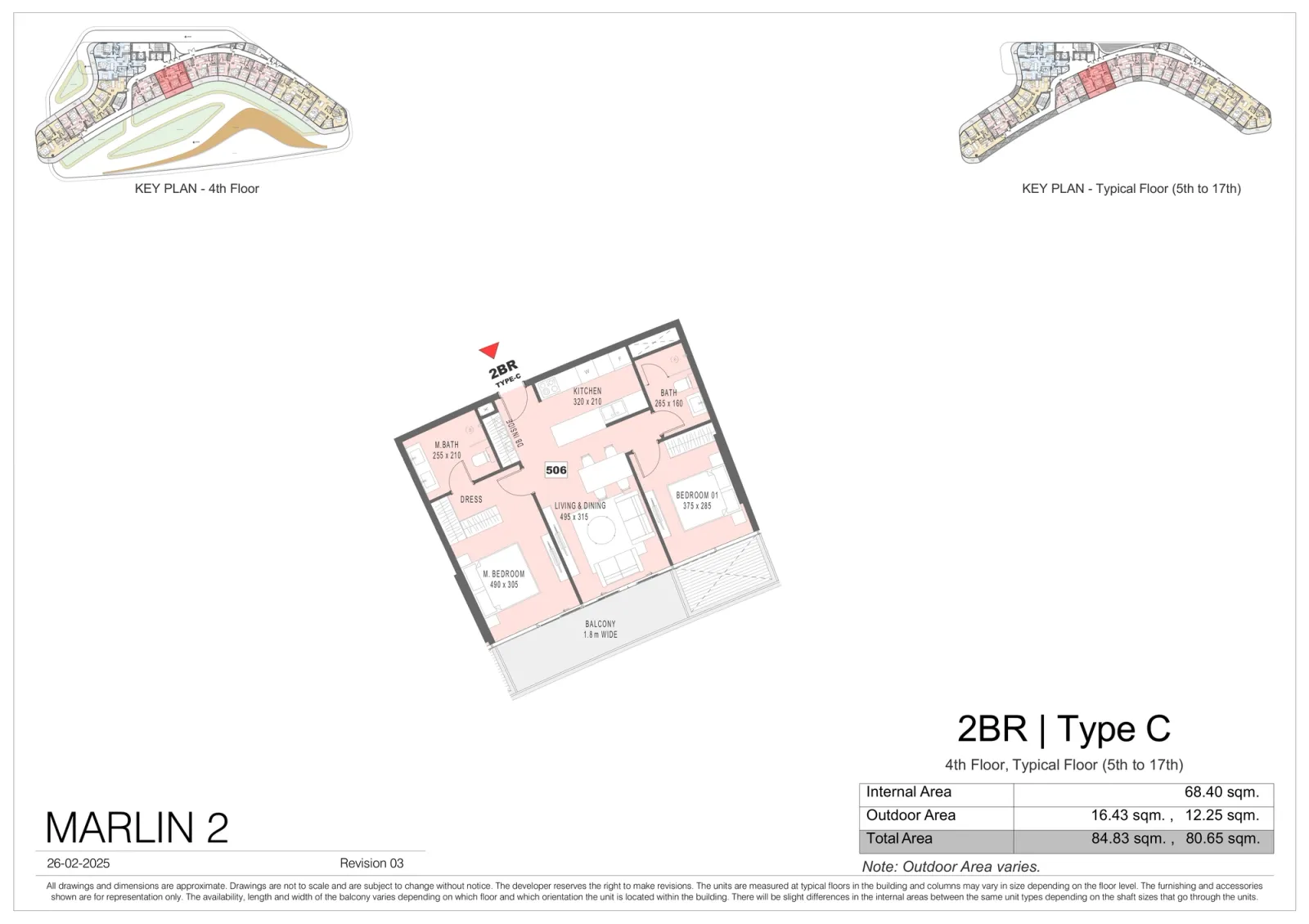 Floor plan for Type C