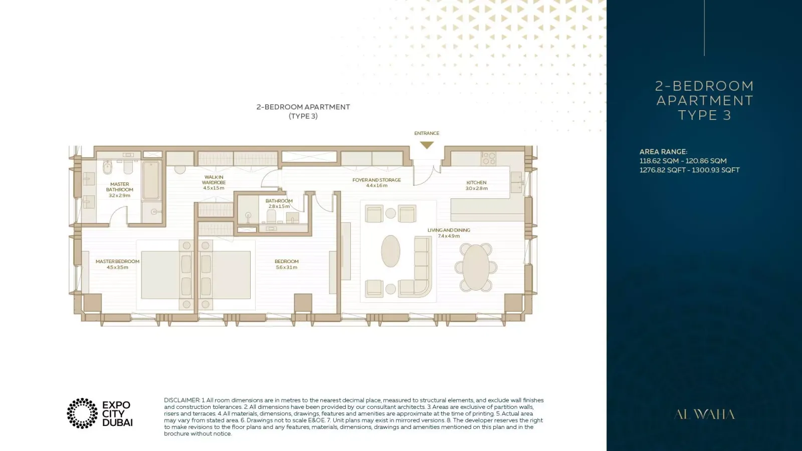 Floor plan for Type 3