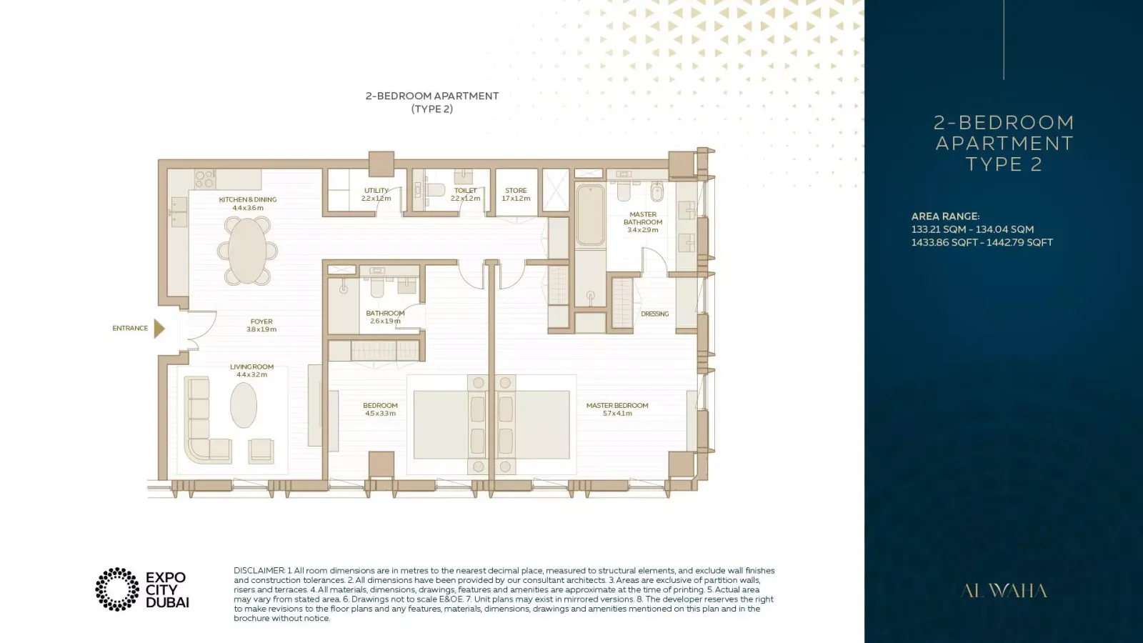 Floor plan for Type 2