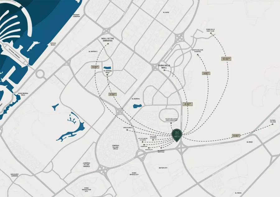Binghatti Hills Phase 2 master plan