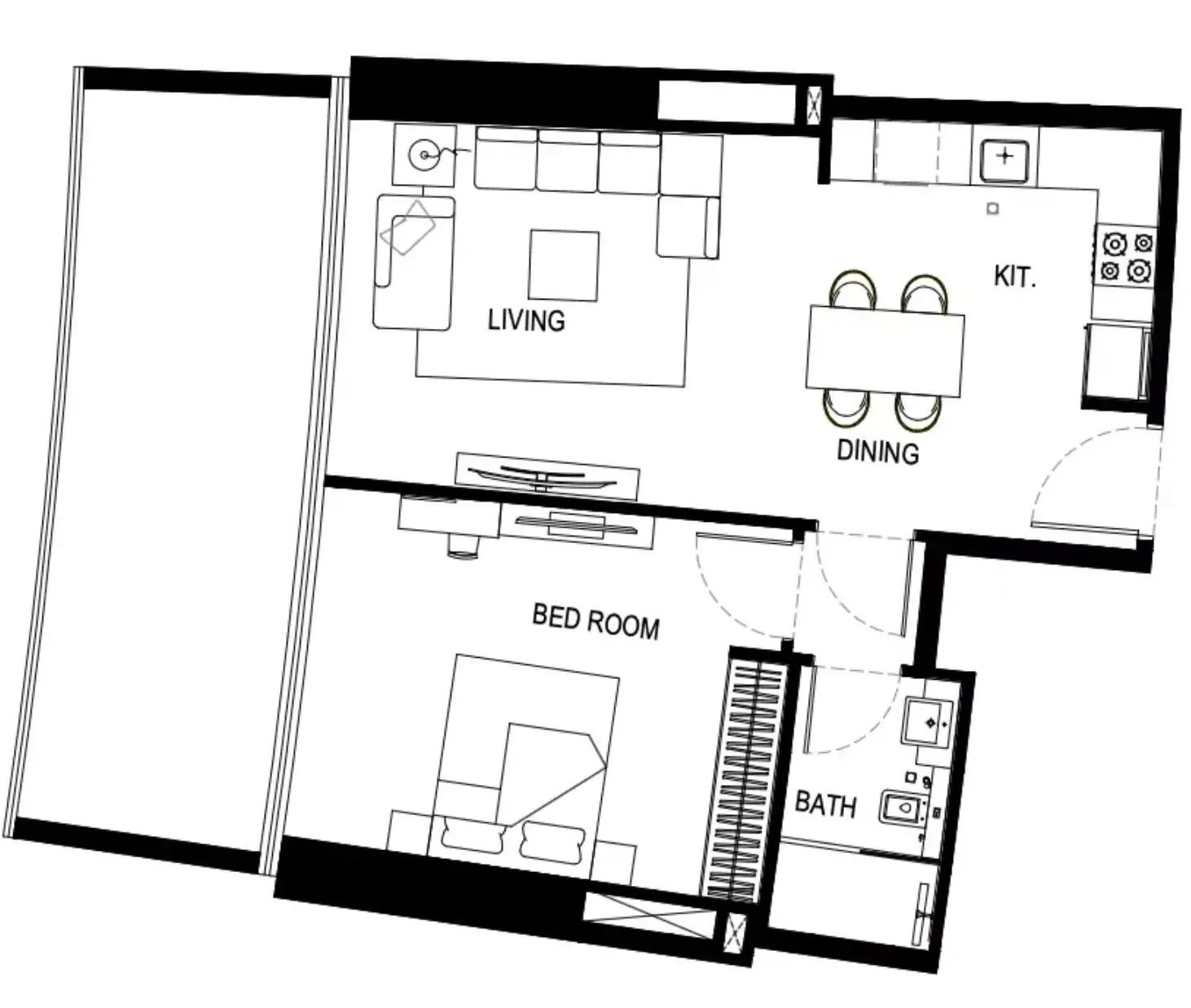 Floor plan for Type A