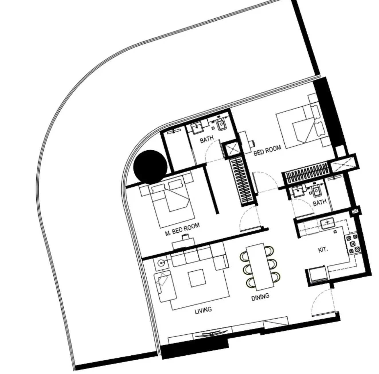 Floor plan for Type A