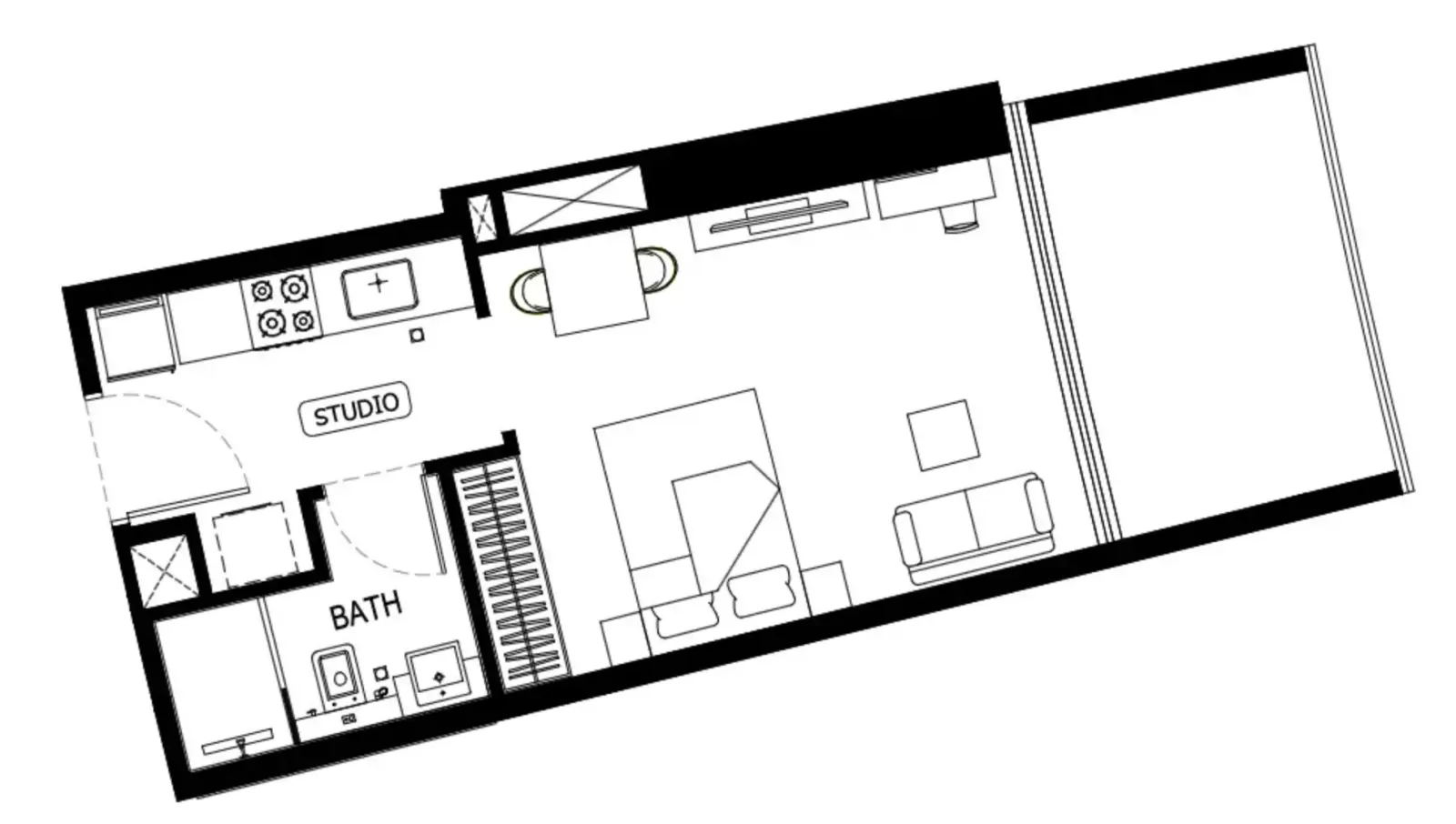 Floor plan for Type D