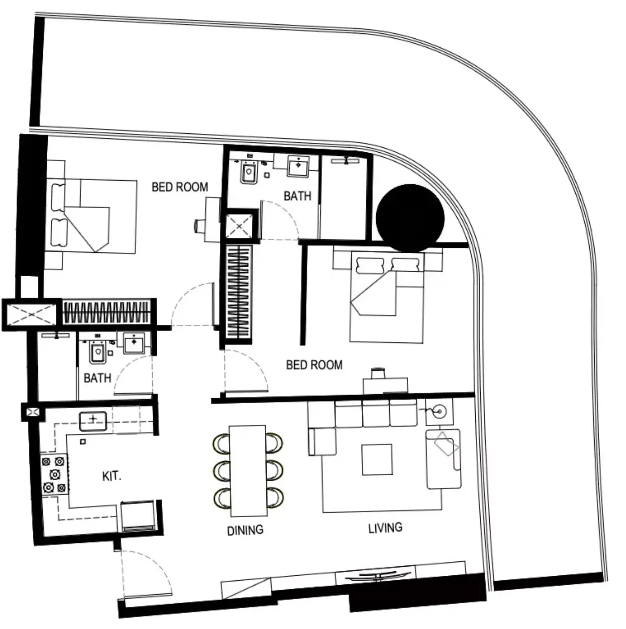 Floor plan for Type C